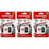3 Adet Hafıza Kartı Mini Kamera Ev Araç Güvelik Kamerası Uyumlu Telefon Micro Sd CLASS10