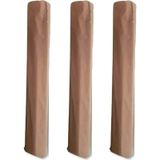 3 Adet Halı Hurcu Kılıfı Poşeti 220x40cm (Max. 6m2 Halı İçin) Bej