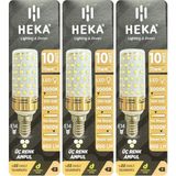 (3 Adet) Heka 10W (70W) Sarı-Günışığı-Beyaz E14 Duylu Üç Renkli LED Mısır Ampul - Beyaz - Sarı - Günışığı