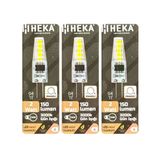(3 Adet) Heka 2W (14W) 3000K (Sarı Işık) G4 Duylu Dim Edilebilir Led Kapsül Ampul