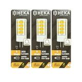 (3 Adet) Heka 5W (35W) 3000K (Sarı Işık) G4 Duylu Dim Edilebilir Led Kapsül Ampul