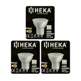 (3 Adet) Heka 6W (50W) 3000K (Sarı Işık) Gu10 Duylu Dim Edilebilir Led Spot Ampul