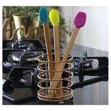 3 Adet Isıya Dayanıklı Bambu Spatula