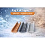 3 Adet Kapı Altı Rüzgar, Soğuk Ve Toz Önleyici Yalıtım Süngeri 3 Renk Seçeneği