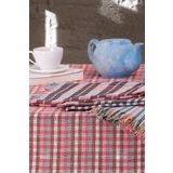 3 Adet Kara Tezgah Dokuma Otantik Masa Örtüsü 140x140 cm
