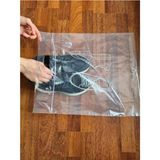 3 Adet Kilitli 45X52 cm Ayakkabı Saklama Poşeti Düzenleyici Poşet Ayakkabı Organizer Poşeti