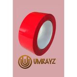 3 Adet Kırmızı Koli Bandı 45MM x 100M Renkli Hotmelt Koli Bantı Koli Bant Renkli Bant