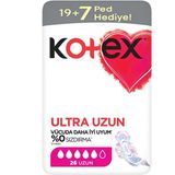 3 Adet Kotex Dev Eko Hijyenik Ped Ultra Uzun 26'Lı