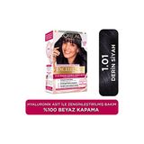 3 Adet L Oréal Paris Excellence Creme Saç Boyası - 1.01 Derin Siyah