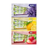 (3 Adet) Lavanta - Limon - Çilek Kokulu Büzgülü Çöp Torbası Orta Boy 120 Gr. 55X60 Cm.