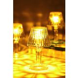 3 Adet Led Mum Kristal Tip Pil Dahil Ledli Dumansız Alev Yapay Dekoratif Mum Dekor Işığı Şeffaf P288