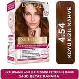 3 Adet Loreal Paris Excellence Creme Saç Boyası - 4.54 Koyu Kızıl