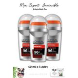 3 Adet Loreal Paris Men Expert Invincible Roll-On 50 ml ve Rosıe