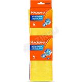3 Adet Macromax Mikrofiber Temizlik Bezi 4 Adet (Açık)