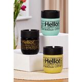 3 Adet Metal Kapaklı Kokusuz Hello Küllük Seti 7178091