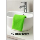 3 Adet Mikrofiber Temizlik Bezi Cam Bezi Mikro Fiber Bez Leke Tutmaz Koku Yapmaz Emici Doku (Yeşil)