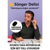 3 Adet Mikrofon Süngeri (30X22X8 Mm) – Yaka, Motorcu ve Oyuncular Için Gürültü Azaltıcı - Siyah