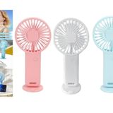 3 Adet Mini Fan,telefon Tutucu,portatif El Vantilatörü Asorti 9,3X19CM