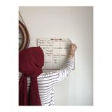 3 Adet Mini Myweek Haftalık Planlayıcı Akıllı Kağıt Tahta Yazı Tahtası Kalem 40x50 Cm
