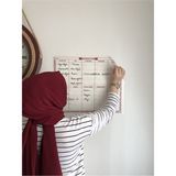 3 Adet Mini Myweek Haftalık Planlayıcı Planner My Week Akıllı Kağıt Tahta Yazı Tahtası Kalem 40X50 cm