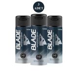 3 Adet Mountain Fresh Erkek Deodorant 150Ml Leke Bırakmaz