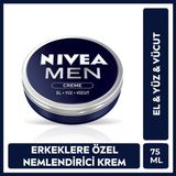 3 Adet Nivea Men Erkek Yoğun Nemlendirici Krem 75 Ml
