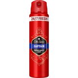 3 Adet Old Spice Captain Erkek Sprey Vücut Deodorantı 150 Ml