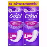 3 Adet Orkid Günlük Ped Extra Koruma Uzun 52'li