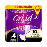 3 Adet Orkid Ultra Platinum Ekonomik Gece Ekstra Hijyenik Ped 10'Lu