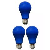 (3 Adet) Osaka 10W Mavi Işık E27 Duylu (Kalın Duy) Led Ampul
