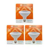 (3 Adet) Osaka 14W (100W) Beyaz Işık (6500K) E27 Duylu (Kalın Duy) Led Par30 Ampul