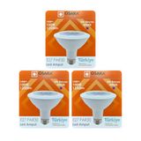 (3 Adet) Osaka 14W (100W) Ilık Beyaz (Günışığı) (4000K) E27 Duylu (Kalın Duy) Led Par30 Ampul