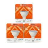 (3 Adet) Osaka 7W (50W) Beyaz Işık (6500K) G4 Duylu (İğne Bacak) Led Çanak Ampul