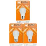 (3 Adet) Osaka 7W (50W) Sarı Işık E27 Duylu (Kalın Duy) Led Mini Ampul