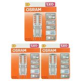 (3 Adet) Osram 2,6W (30W) 4000K (Ilık Beyaz) G9 Duylu Led Kapsül Ampul