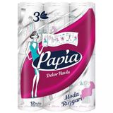 3 Adet Papia Decor Kağıt Havlu 12 Rulo