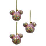 3 Adet Pembe Mickey Mouse Banyo Nem Topu Mika Kutulu 100Gr