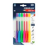 3 Adet Pensan 6'Lı Renkli Neon Jel Kalem