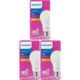 (3 adet) Philips 13W SARI IŞIK E27 DUYLU (Kalın Duy) LED Ampul - Sarı