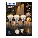 (3 Adet) Philips 9.5W 3000K Sarı Işık E27 Duylu 760 Lümen Dim Edilebilir Par30 Ampul