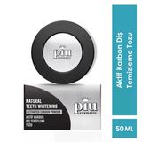 3 Adet Piu Cosmetic Aktif Karbon Diş Temizleme Tozu 50 ml