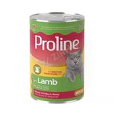 3 Adet Proline Sos İçinde Et Parçacıklı Kuzu Etli Yetişkin Kedi Maması 400 Gr