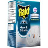3 Adet Raid Gece & Gündüz Sinek Savar Elektro Cihaz + Yedek