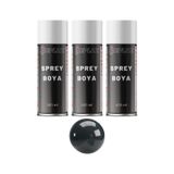3 Adet Ral 7016 Mat Antrasit Gri Sprey Boya 400 Ml.