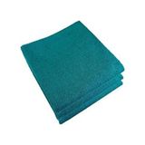 3 Adet Saç Boyası Tutmayan Mikrofiber El-Yüz-Kuaför-Spor-Havlusu - Turkuaz - 50 x 90 cm