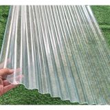 3 adet şeffaf oluklu plastik çatı plakası, 1 mm kalınlığında GFK gün ışığı plakası, darbeye dayanıklı, yağmur geçirmez fiberglas kaplama, birleştirmek için yedek kulübe paneli, 6 adet - 0,9 x 0,8 m