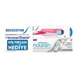 3 Adet Sensodyne Nourish Diş Macunu 50 Ml + Diş Eti Bakım Diş Fırçası