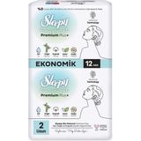 3 Adet Sleepy Bio Natural Premium Plus+ (Boy 2) Eco Uzun Hijyenik Ped 12'Li