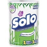 3 Adet Solo Kağıt Havlu Dev Rulo Tekli