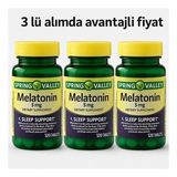 3 adet - SPRİNG VALLEY UYKU DÜZENLEYİCİ, Jet-Lag ve Uyku Sorunlarına Destek -Sleep Support - 5 MG 360 Adet - ORİGİNAL- SKT:11/2029